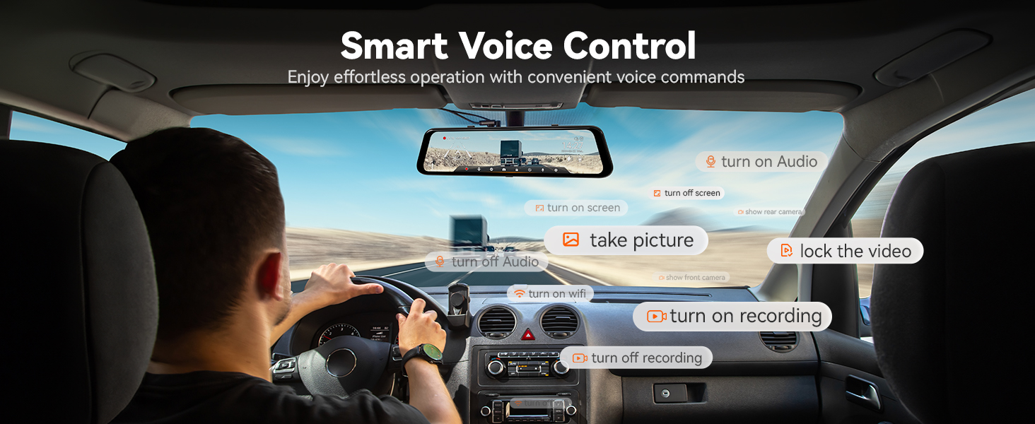 dashcam rearview mirror camera