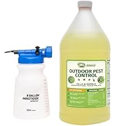 Mosquito Magician Hose End Sprayer with 1 Gallon Liquid Concentrate – Outdoor Mosquito Killer, Fl...