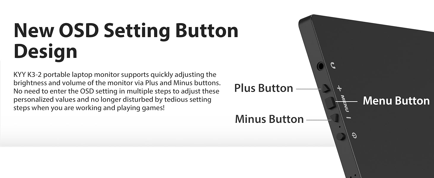 KYY K3-2 portable laptop monitor