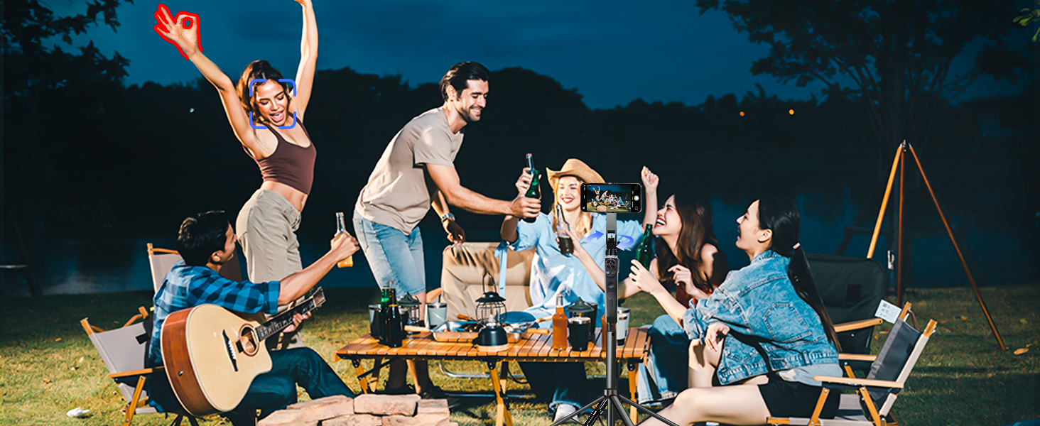 Face tracking tripod