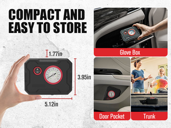 compact and easy to store