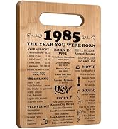 40th Birthday Gifts for Women Men, 1985 Birthday Gifts for Her Him, 40 Years Old Gifts, 40th Birt...
