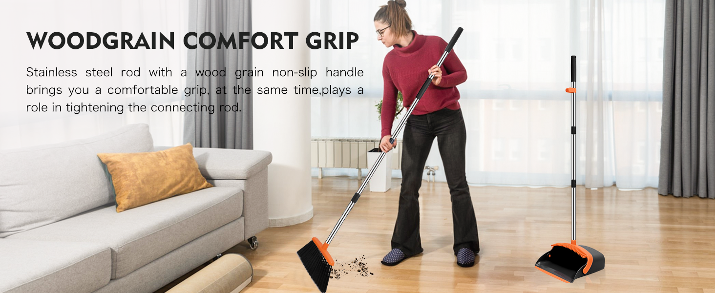 Broom and Dustpan Set