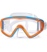 Kids Swim Mask - 180° Anti-Fog Swim Goggles for Child Snorkeling Diving Mask, Leak-Proof Kids Swi...