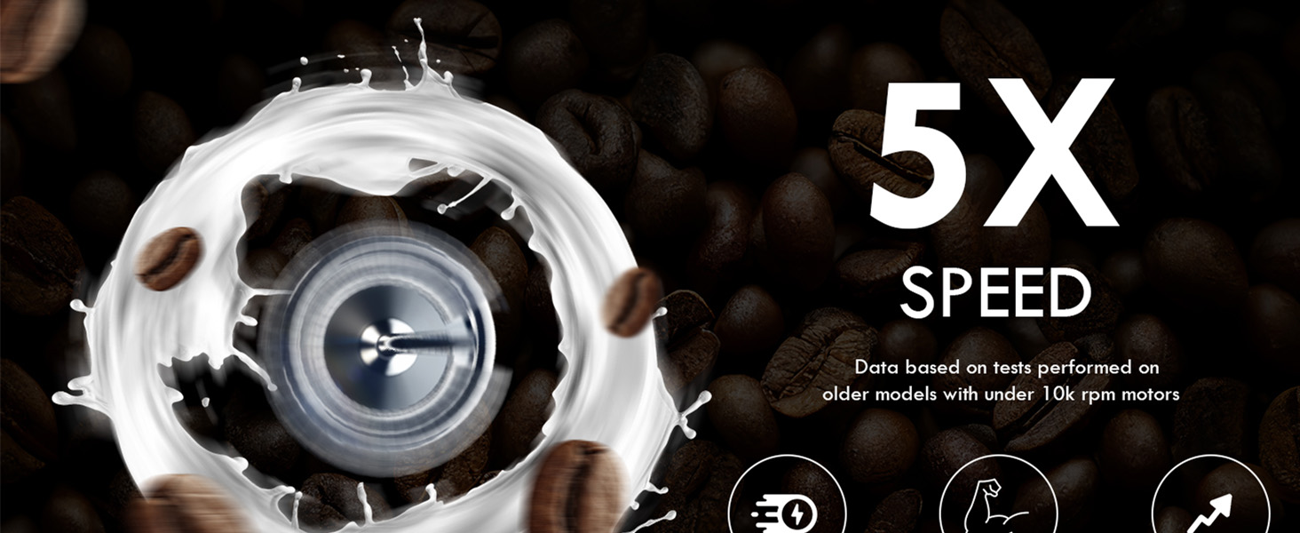 Battery-powered milk frother, ideal Christmas gift for making foamy coffee, lattes, and matcha