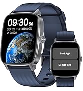 DAVIKO Pedometer Watch Senior Friendly No App/Phone Required, Waterproof Fitness Tracker Watch wi...