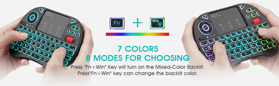 7-Color RGB Backlit LED