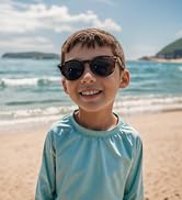 Gleyemor Kids Polarized Cute Round Sunglasses for Kids Girls Boys Age 3-8