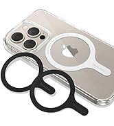 SYNCWIRE for MagSafe Sticker 3 Pack, Compatible with MagSafe Ring, Metal Ring Support Wireless Ch...