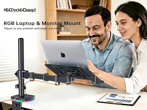 RGB Laptop Mount Stand