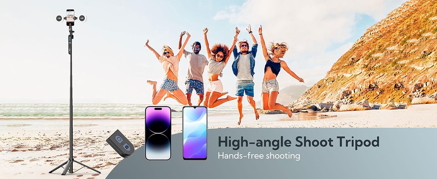 High-angle shoot tripod