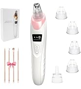 2025 Blackhead Remover Pore Vacuum,Facial Pore Cleaner-5 Suction Power,5 Probes,USB Rechargeable ...