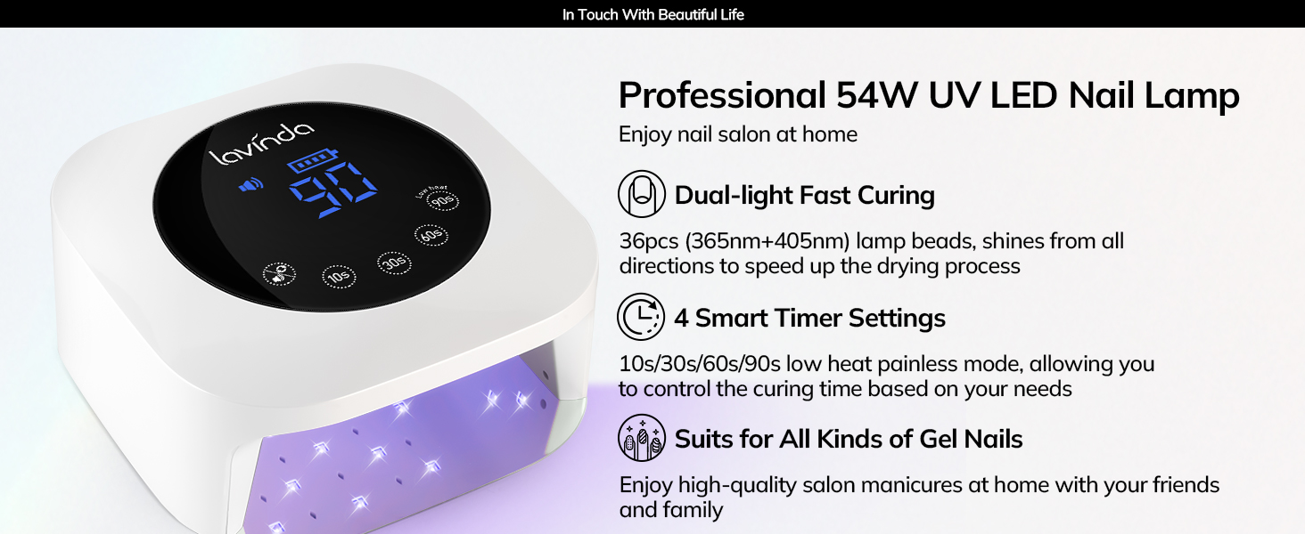 uv led nail lamp for gel polish