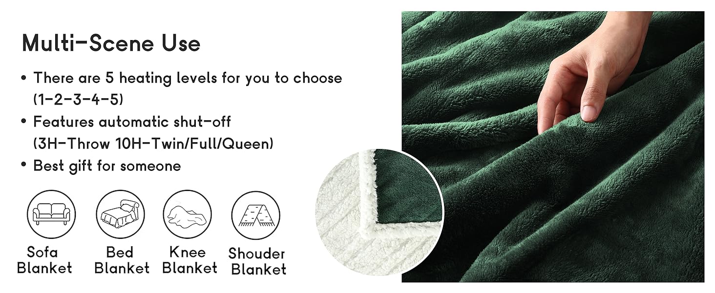 Heated Blanket Full Size