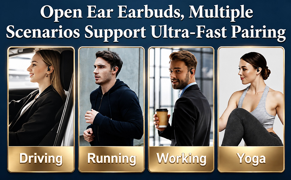 Open Ear Headphones, Wireless Headphones