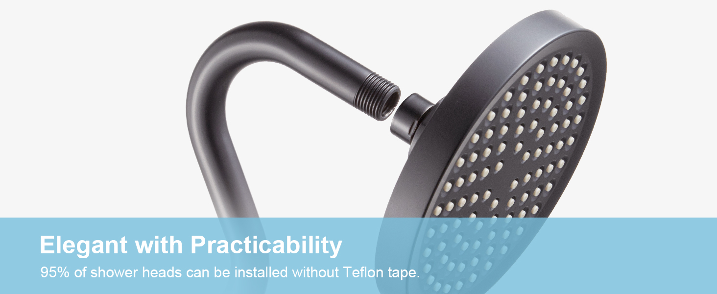 Shower Head Extension Arm