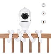 Adjustable Baby Monitor Mount, 7.8'' Tripod Baby Monitor Stand for HelloBaby HB65/HB40/HB6550/HB6...