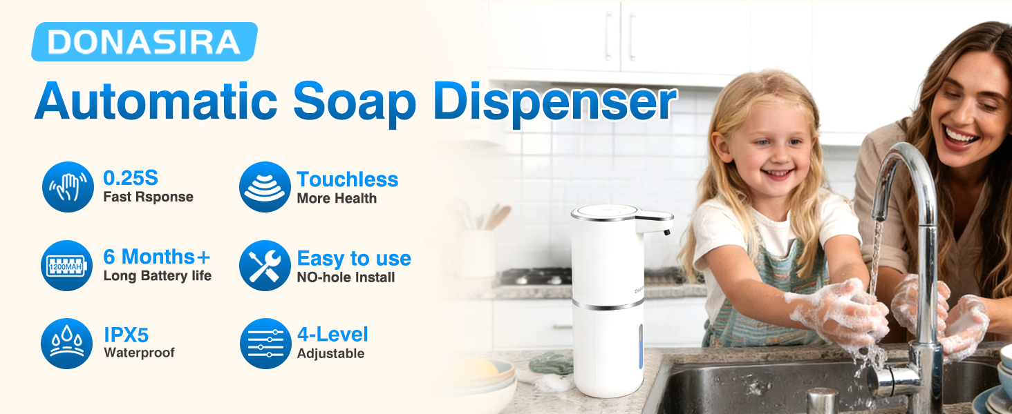 Automatic soap dispenser no touch