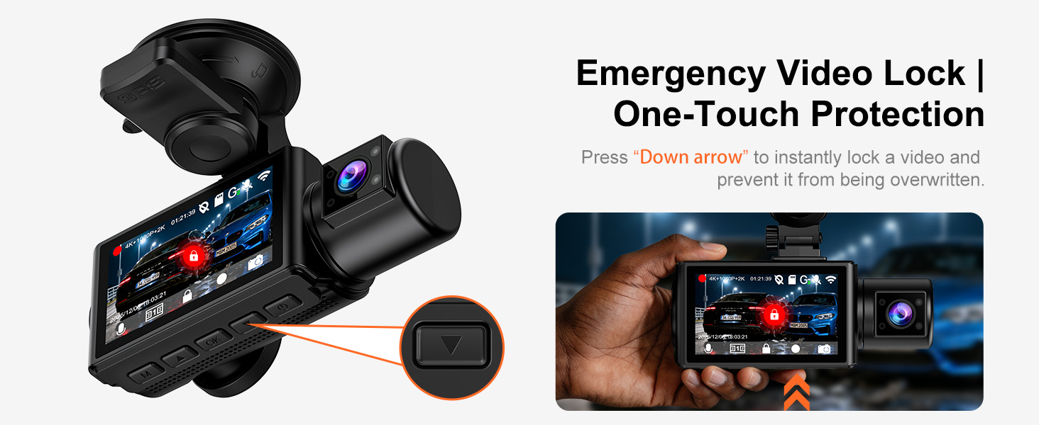 front and rear dash camera
