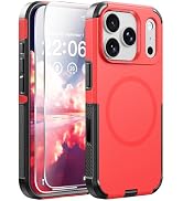 Diverbox Magnetic for iPhone 17 Pro Max Case-Compatible with MagSafe,with Screen Protector,with P...