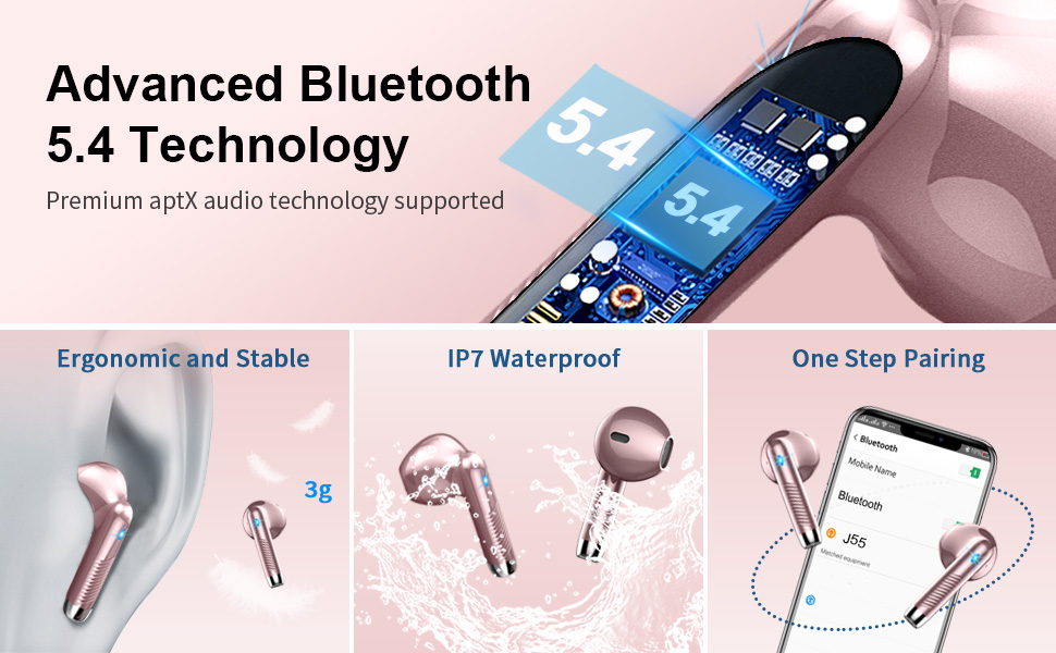 Wireless Earbuds Bluetooth Headphones NEW Wireless Headphones