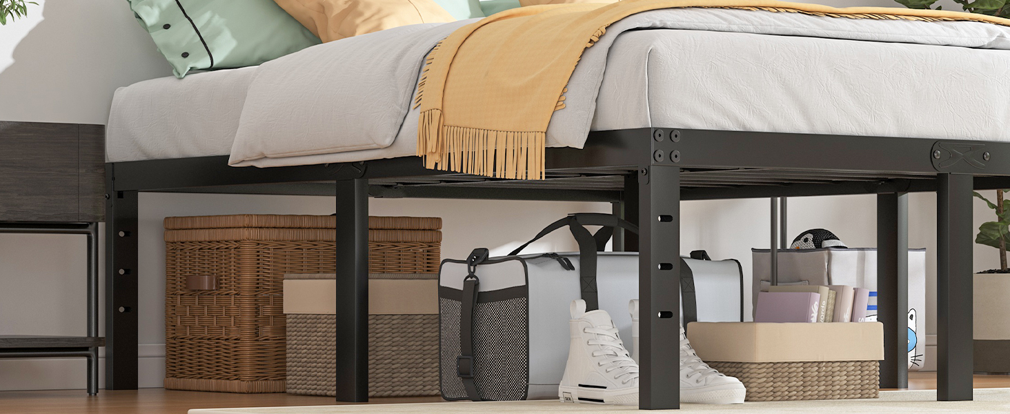 bed frame no box spring needed
