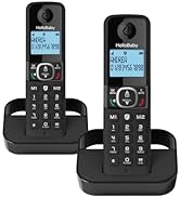 Hellobaby DECT 6.0 Cordless Phone with 2 Handsets, Reliable 1000 ft Range, Cordless Home Phone wi...