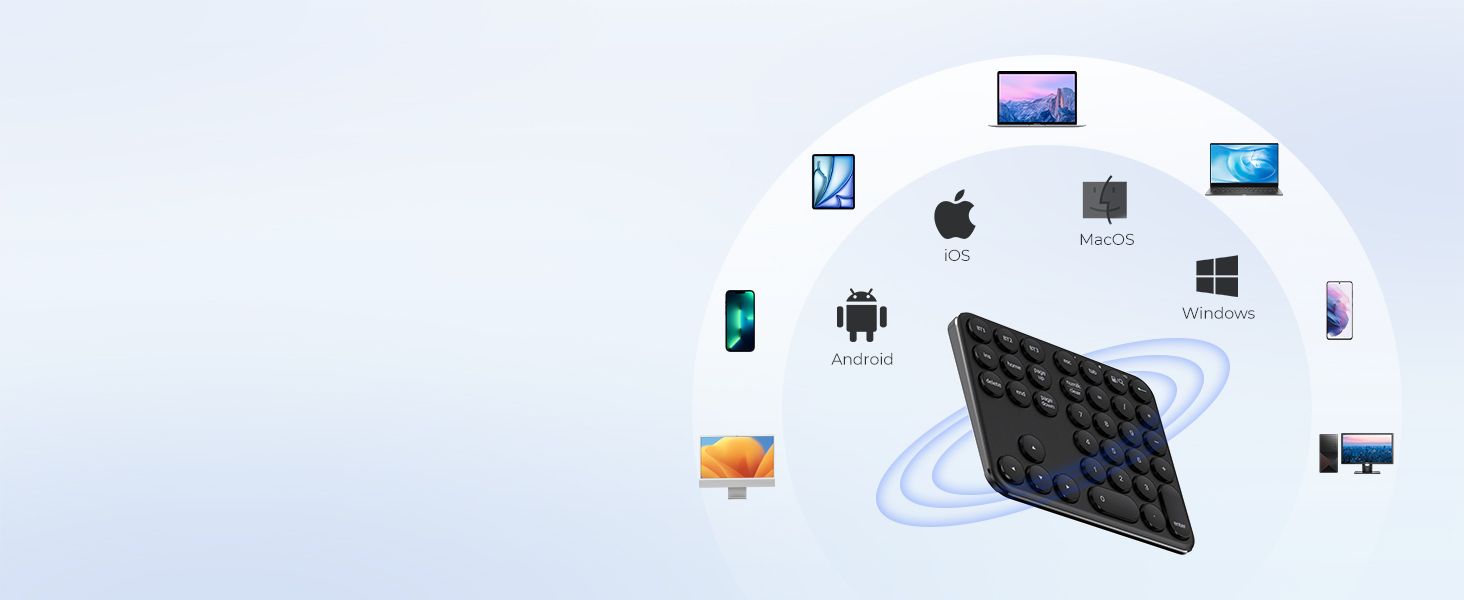 bluetooth number pad