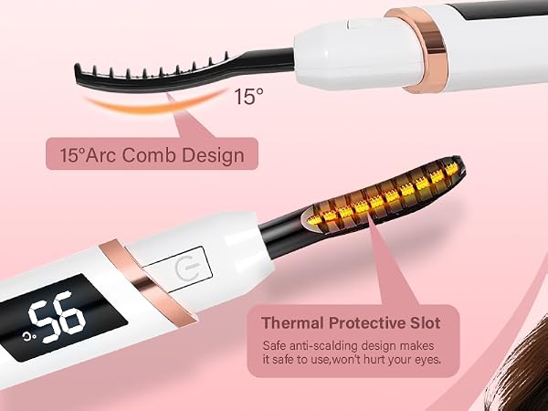 Heated Eyelash Curler for Women