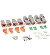 Coolerguys Deutsch DT 2-Pin Connector with Solid Contacts 4 sets