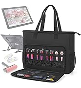 TORIBIO Carrying Bag for Diamond Painting Tools, Protective Case for Light Pad and Accessories, 1...