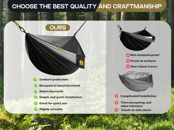 camping mosquito net hammock