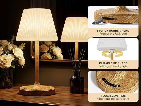 table lamp rechargeable
