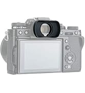 JJC Viewfinder Eyecup Eyepiece for Fuji Fujifilm X-T5 X-T4 X-T3 X-T2 X-T1 X-H1 X-H2 X-H2S GFX 100...