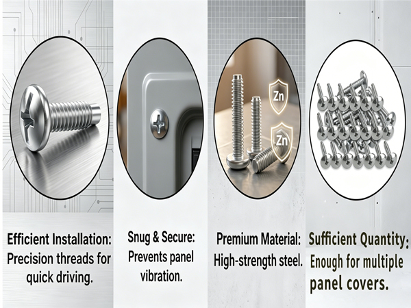 electrical panel cover screws replacement