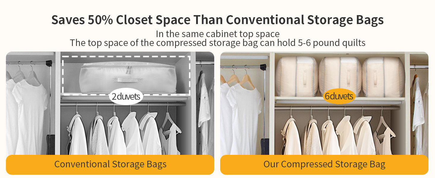 comforter compression storage bag