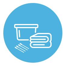 This ear wax cleaner comes with a curette kit and a bulb syringe to carefully remove wax buildup.