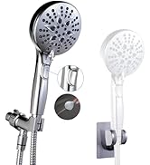 GwernKB Handheld Shower Head with on off Switch&amp;Built-in Power Spray,7-Setting High Pressure Spra...
