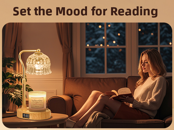 candle warmer lamp with timer