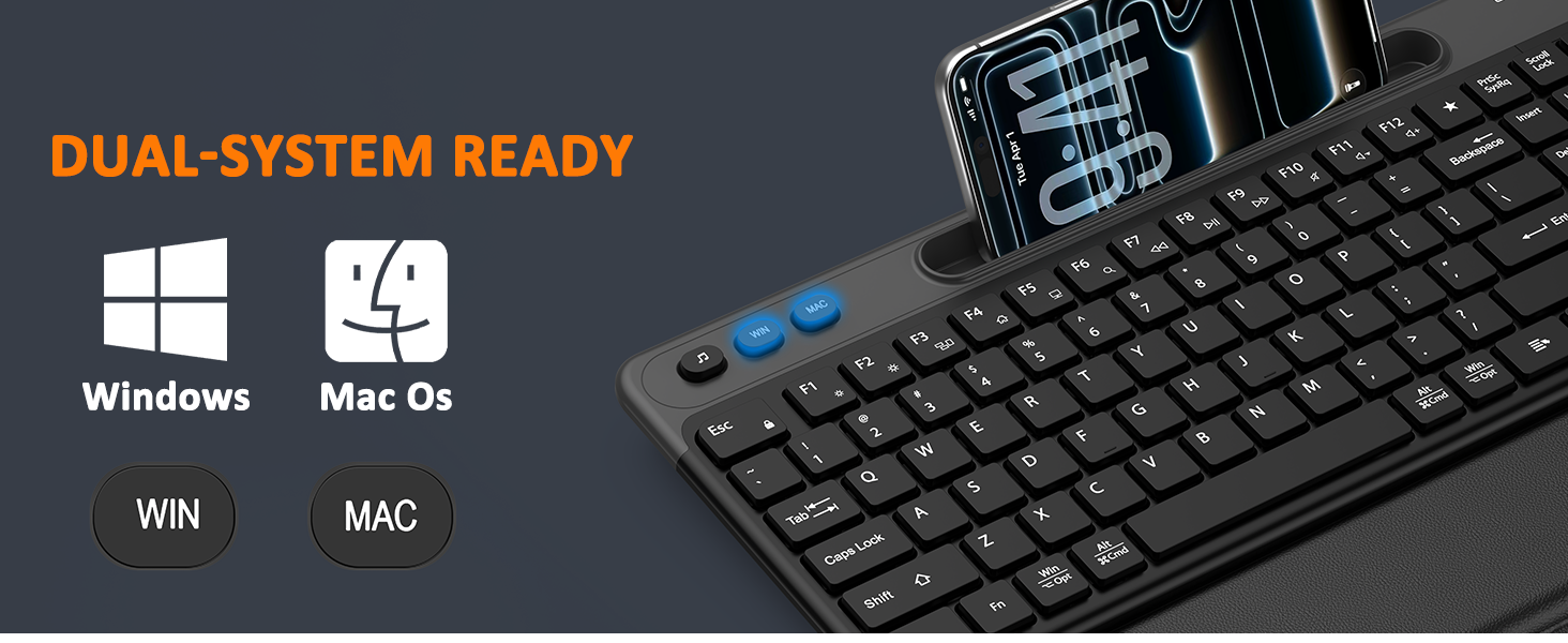 Ergonomic Wireless Keyboard and Mouse
