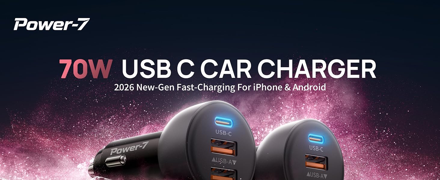 USB C CAR CHARGER