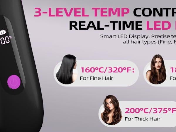 hair straightener brush