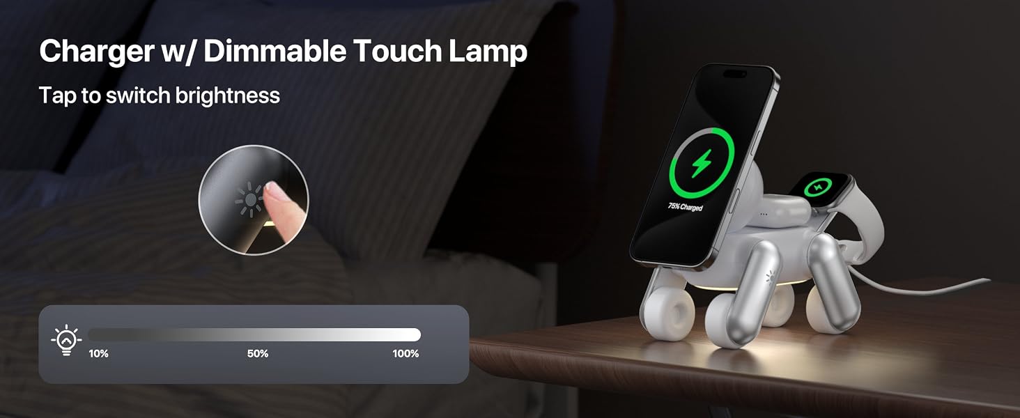 4 in 1 magnetic wireless charging station for apple devices