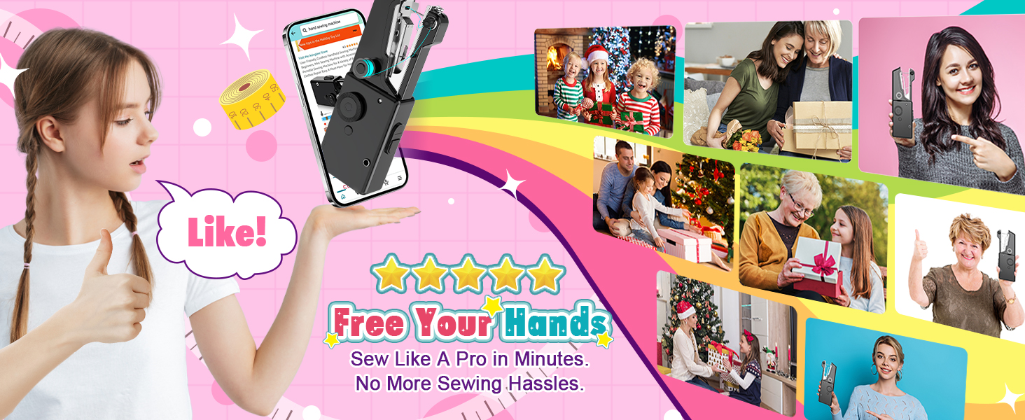 sewing machine sewing machine for beginners maquina de coser handheld sewing machine mini