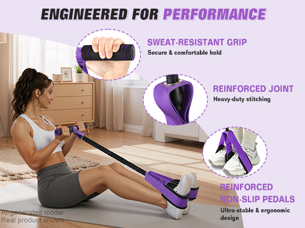 exercise bands with handles
