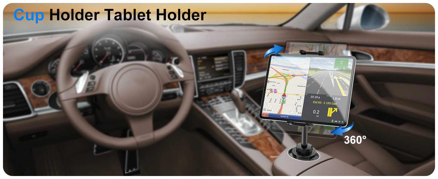 cup holder tablet holder