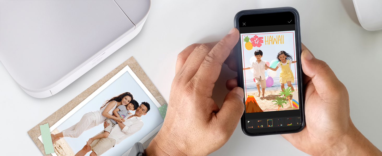 HP Sprocket Studio Plus WiFi Printer – Wirelessly Prints 4x6” Photos from Your iOS & Android Device