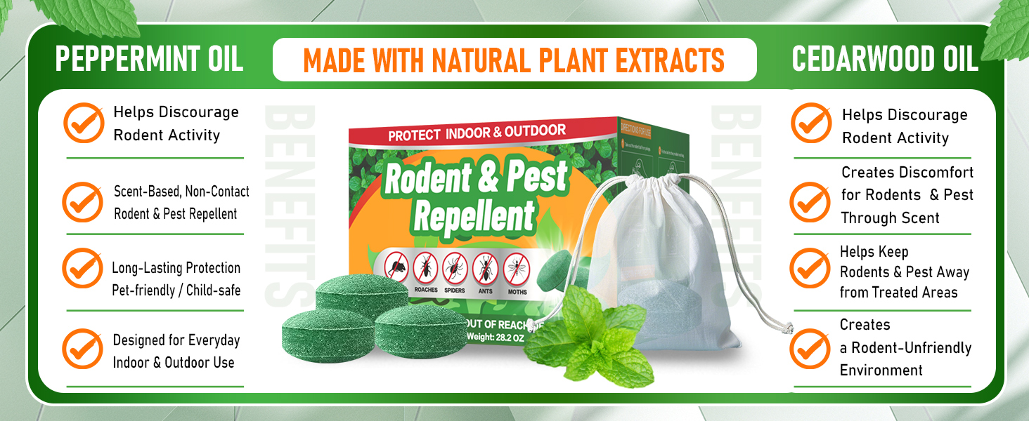 mice repellent indoor insect repellent rodent repellent