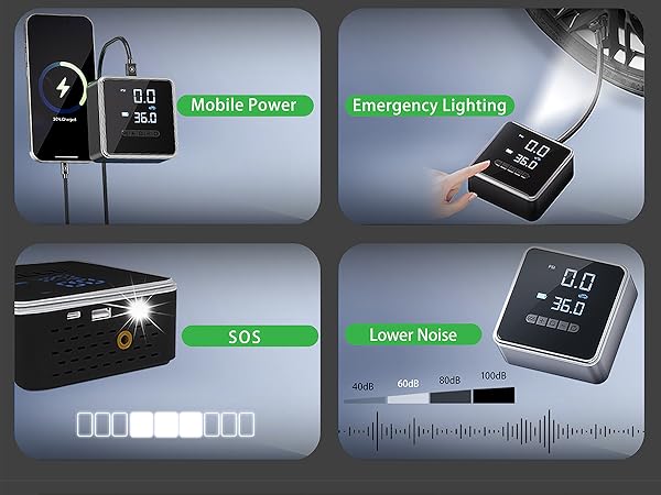 portable tire inflator for car