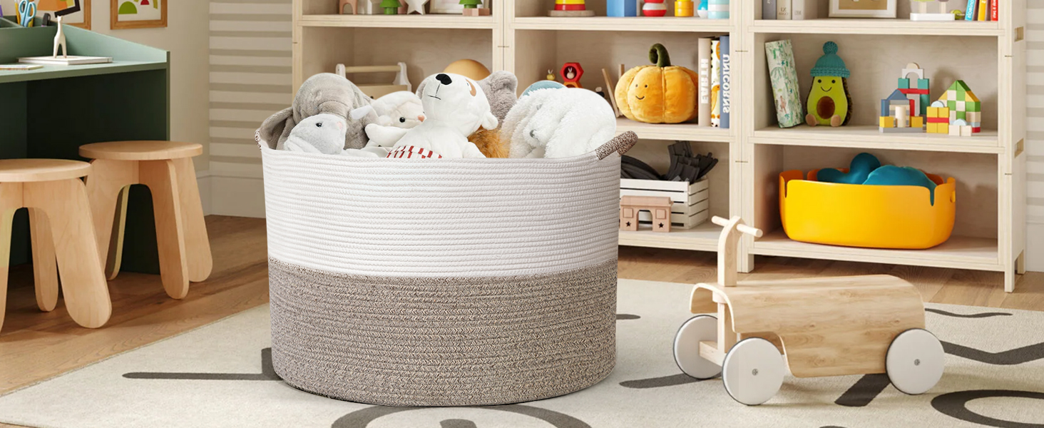 XXXXL 125L Extra Large Blanket Basket